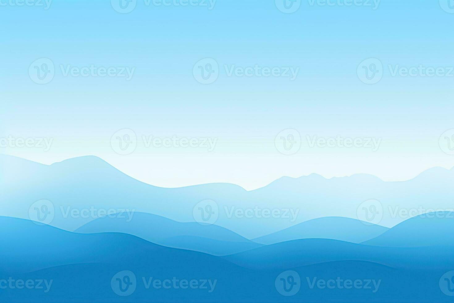 Simple elegant blue background for design, waves, empty space, surface photo