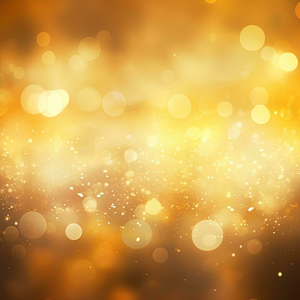 Shining abstract yellow orange background, bokeh effect, blur, gradient photo