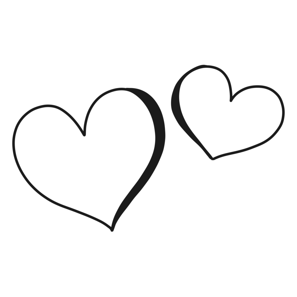 hand drawn heart png