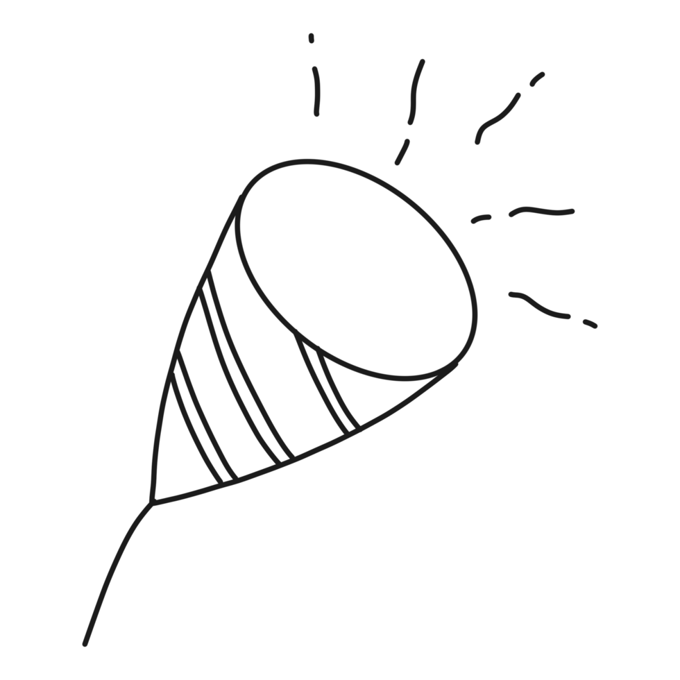 hand drawn party png