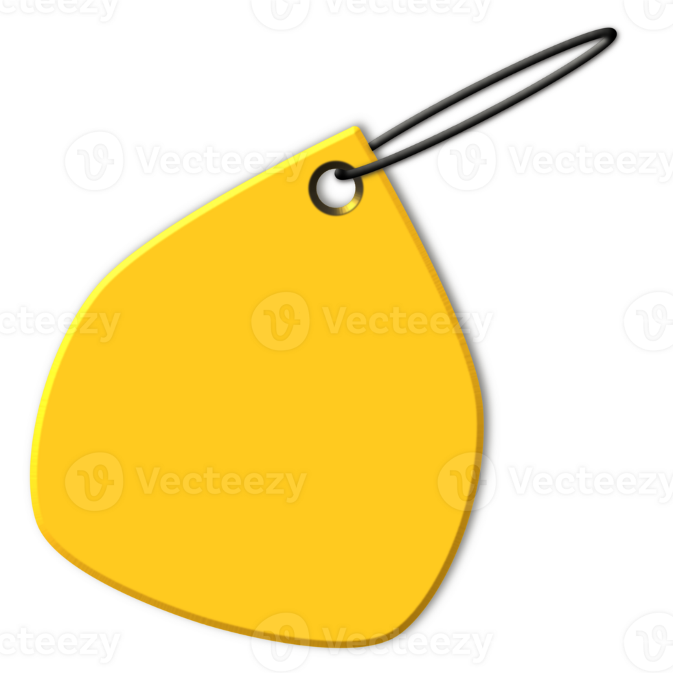Yellow sale tag png