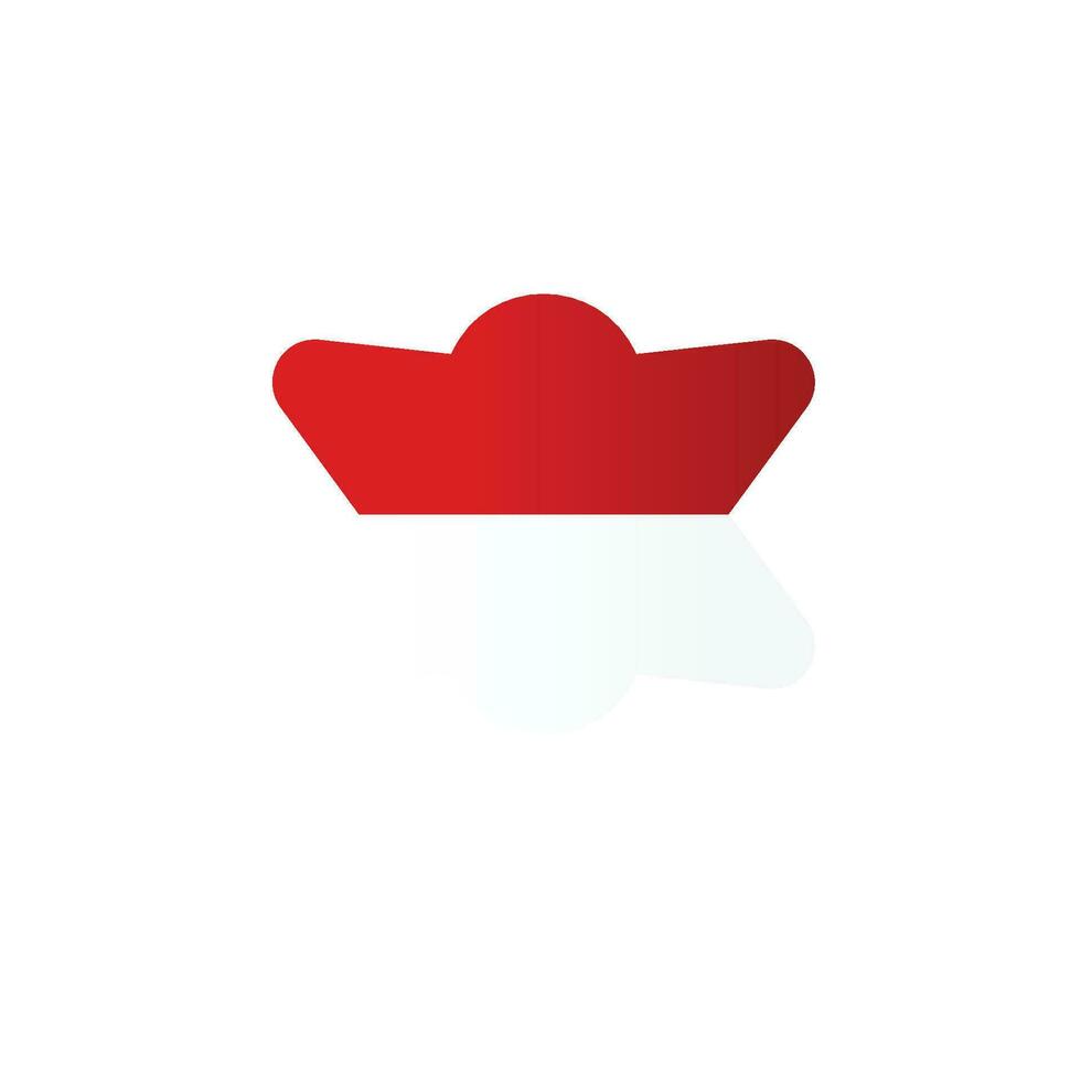Geometry Indonesia Flag vector