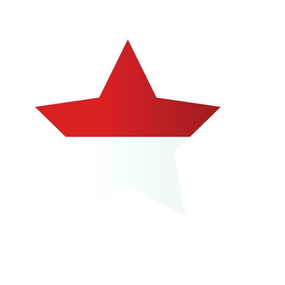 Geometry Indonesia Flag vector