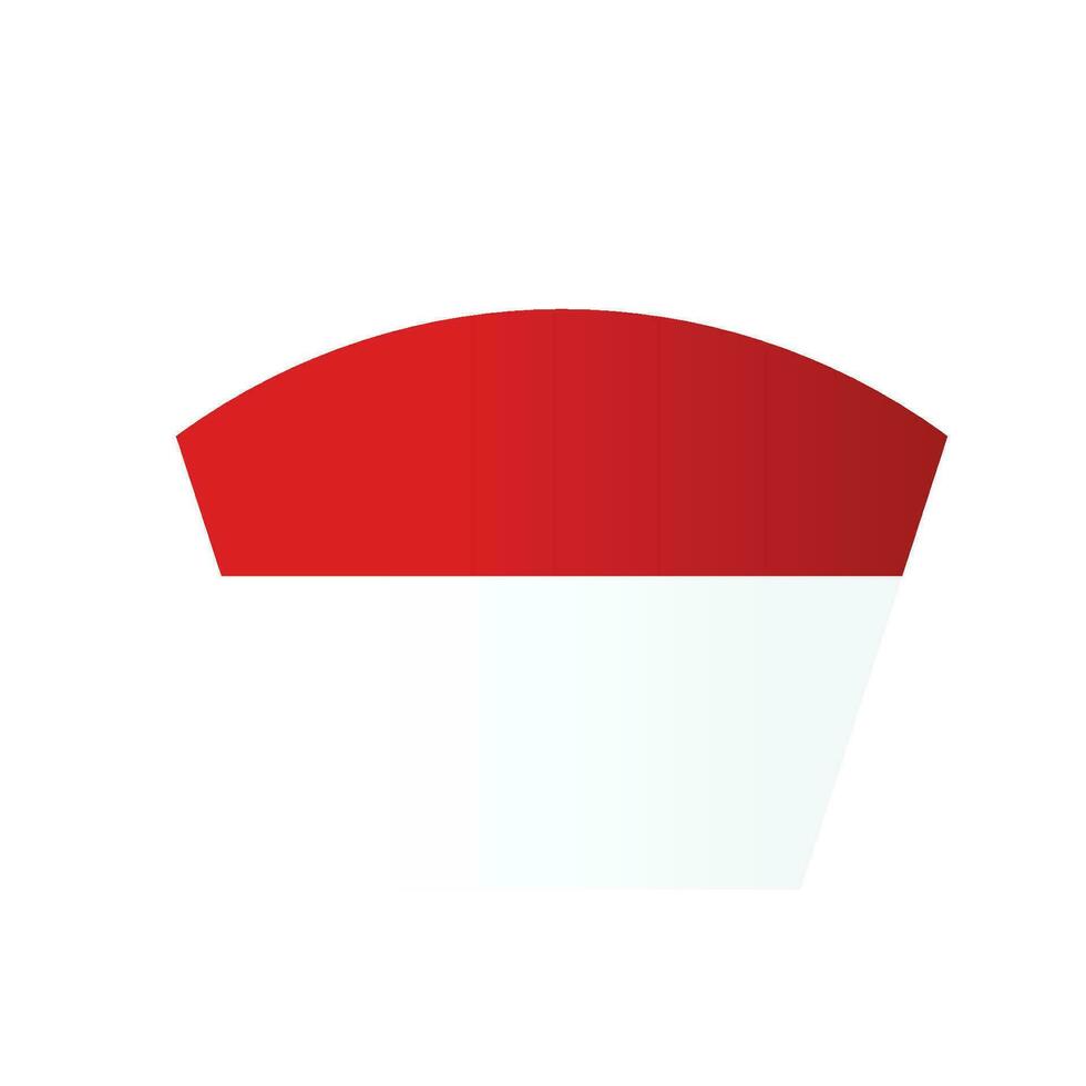 Geometry Indonesia Flag vector