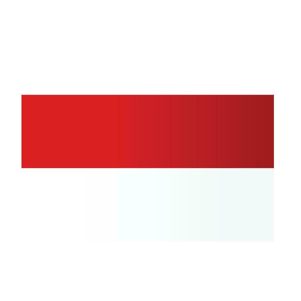 Geometry Indonesia Flag vector