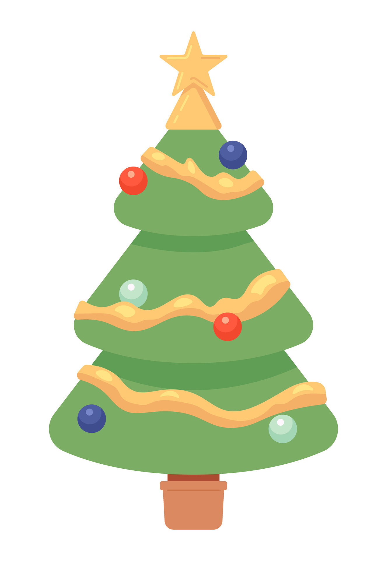Festive tree outlet