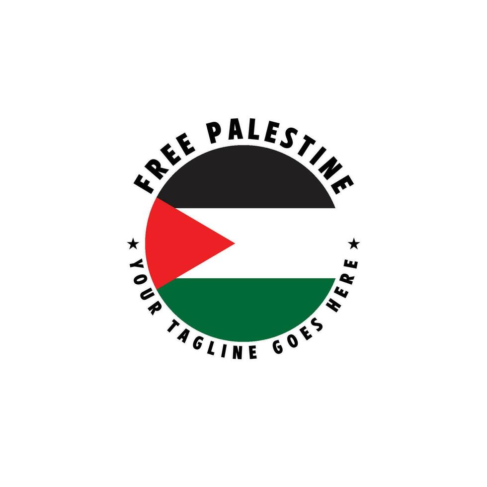 free palestine logo vector