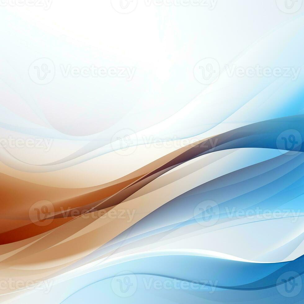 Simple abstract background brown white blue colors. Space for text, surface for design photo