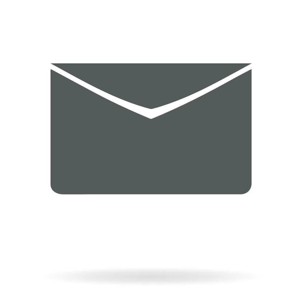 Email envelope icon vector illustration.