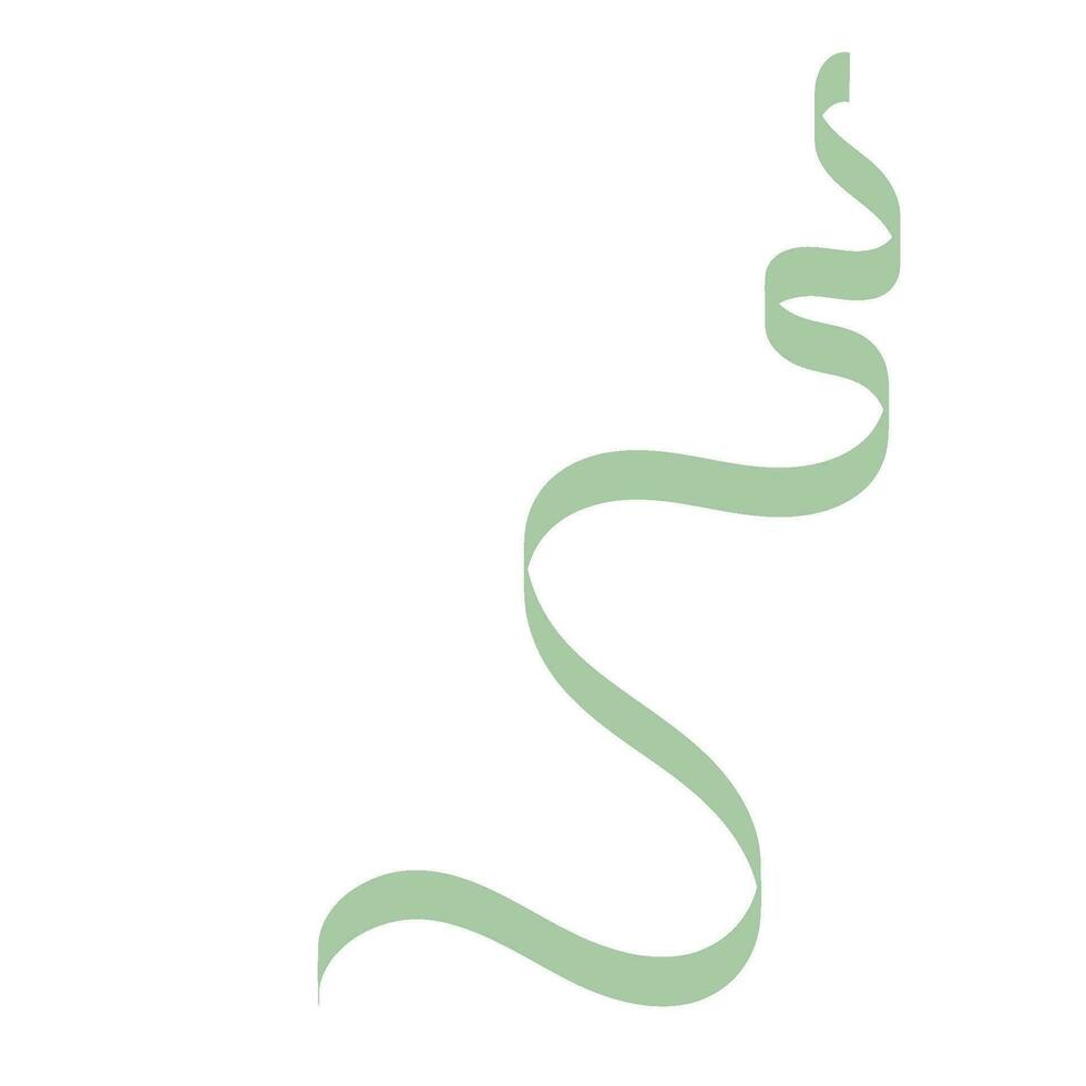 Curly Ribbon Cute Illustration vector