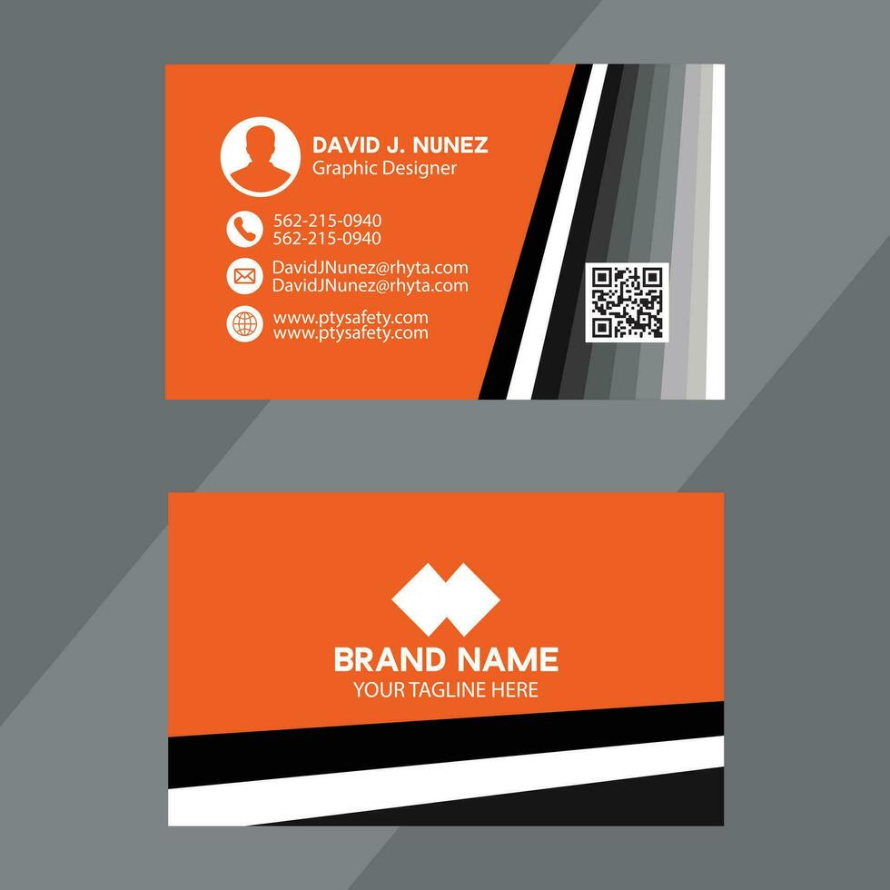 Business Card Design graphic Template vector