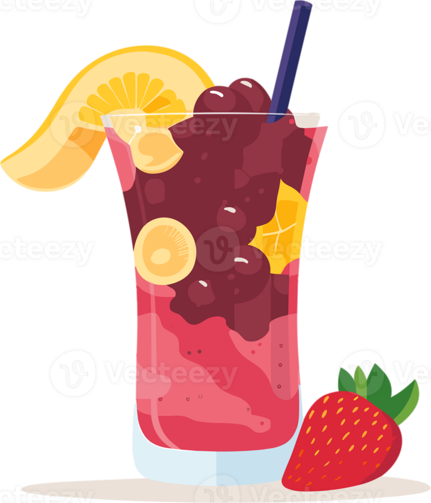 smoothie illustratie ai generatief png