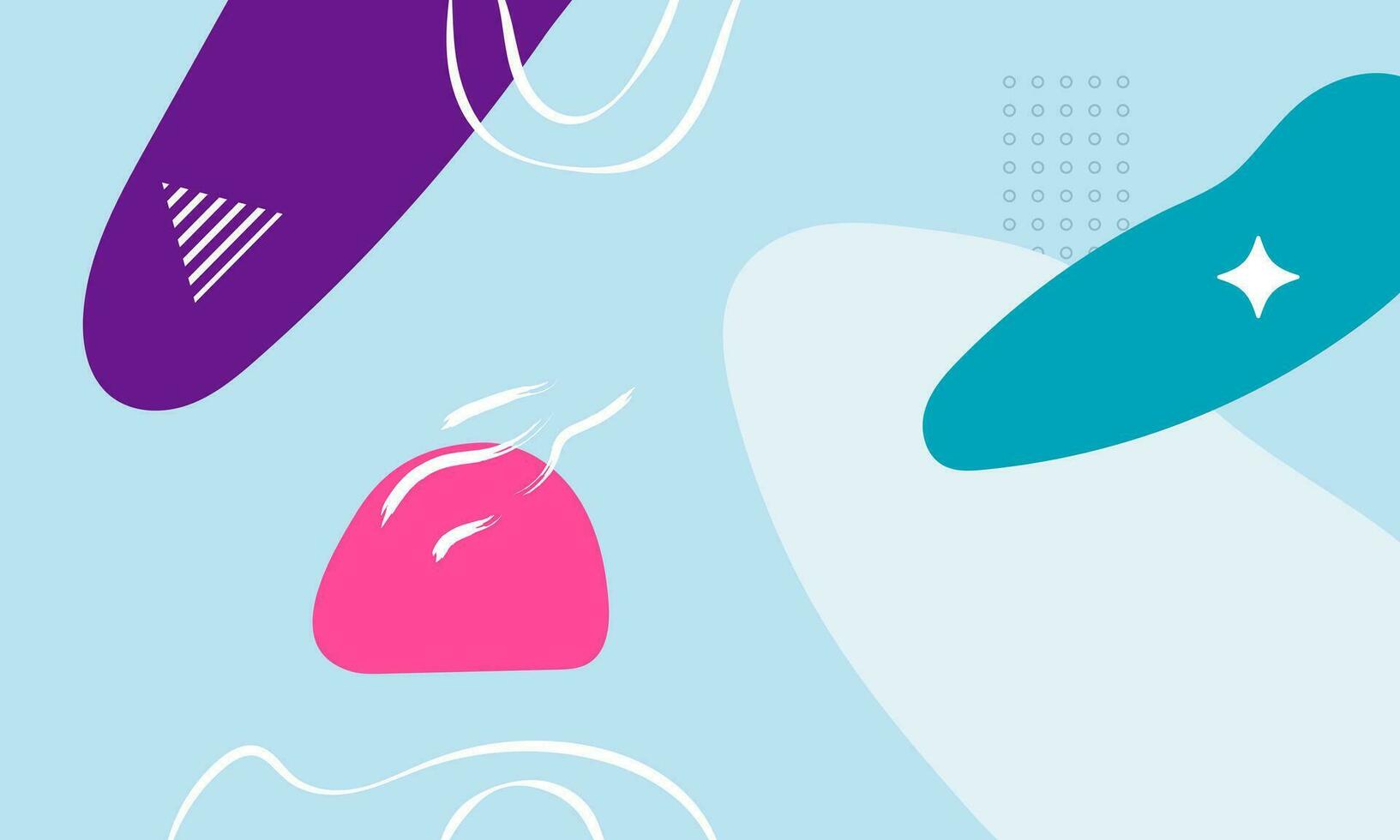 Abstract background. Colorful flat Illustration with liquid shape line composition. Suitable for wallpaper, poster, cover, and content social media, packaging vector