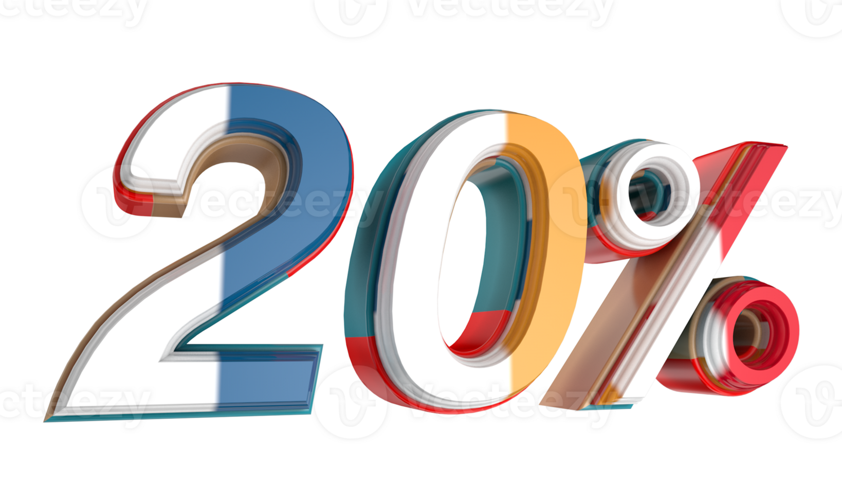 3d text rendering png