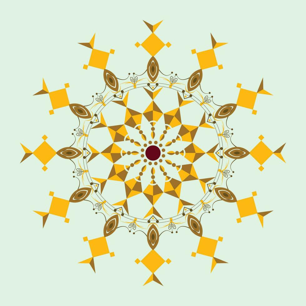 floral mandalas Design vector