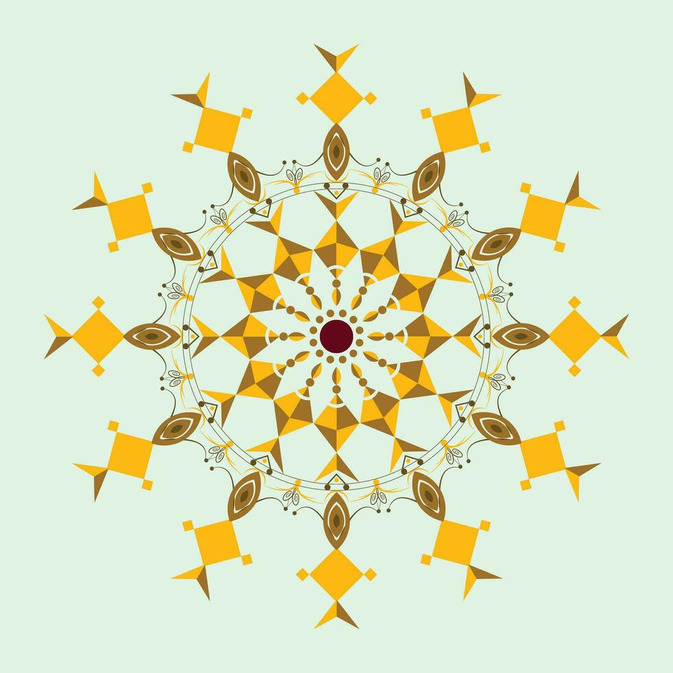 floral mandalas Design vector