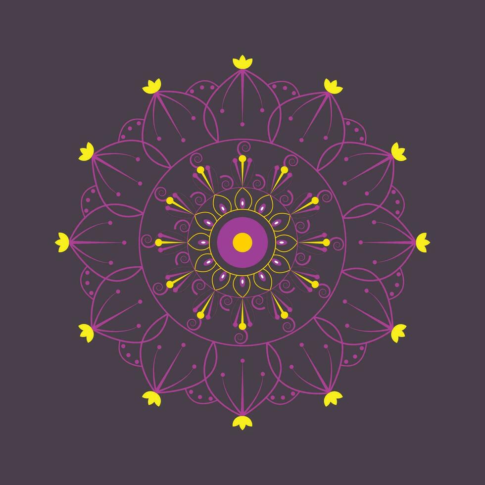 diseño de mandala vectorial vector