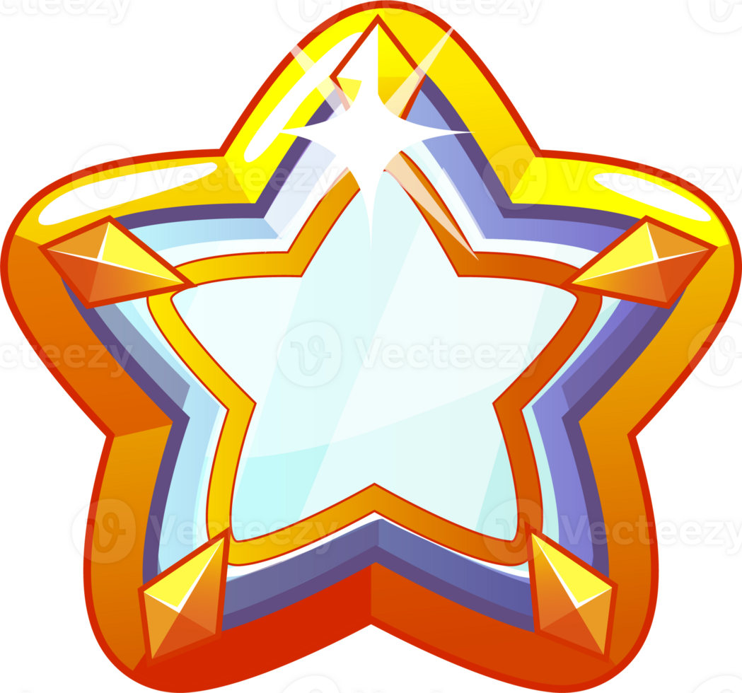 White star gem png