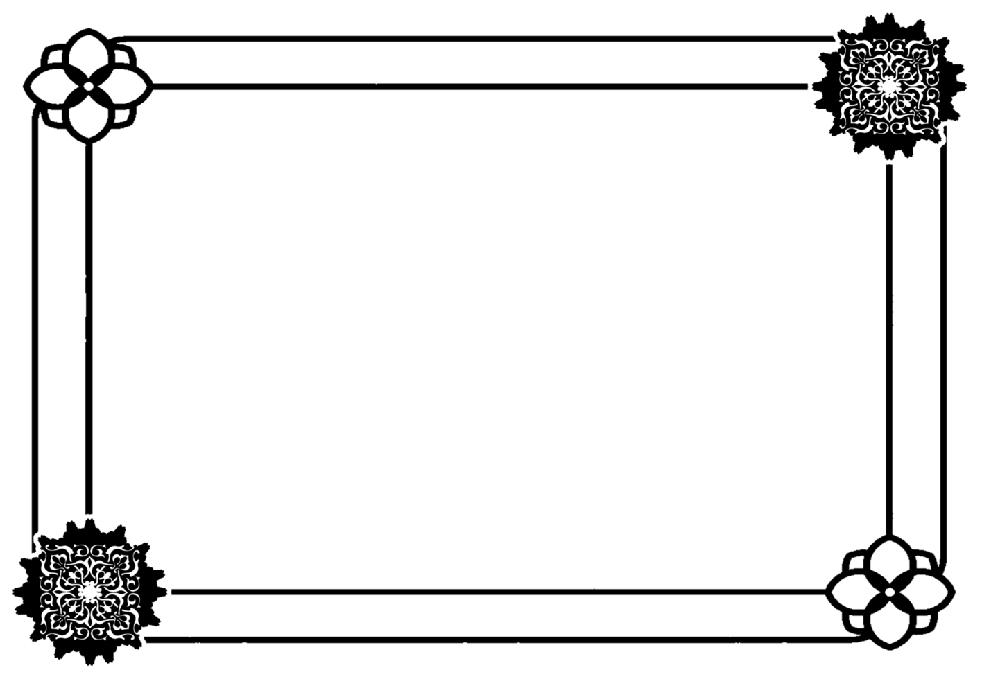design deco border frame png