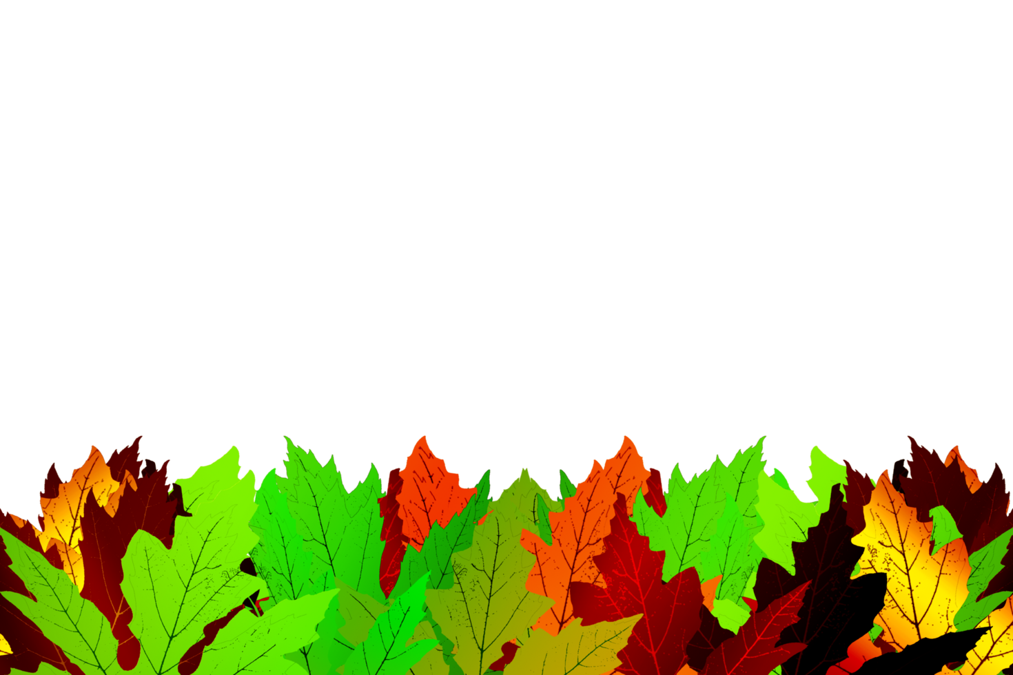 icon border deco with maple tree png