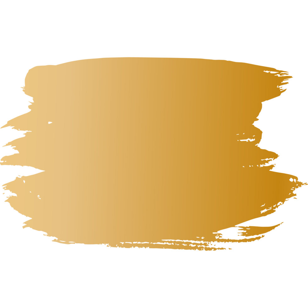 Abstract gradient golden background. Brush stroke. Place for text png