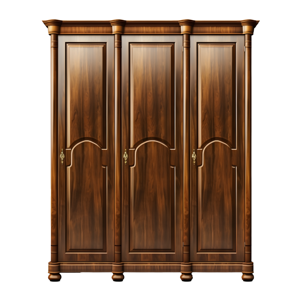 tre porta di legno Consiglio dei ministri davanti di fronte eleganza, ai generato png