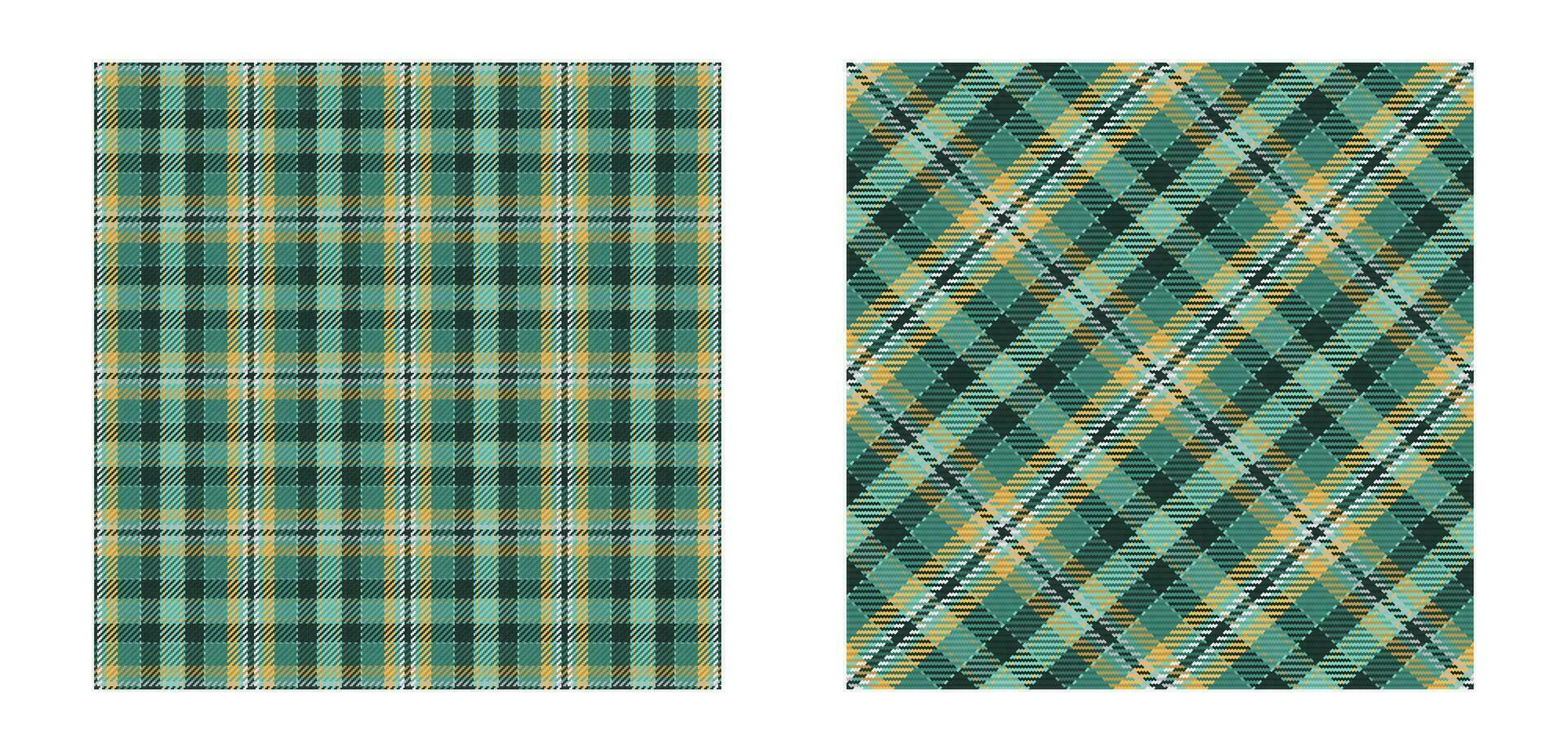 Plaid pattern in nature tones, seamless texture vector