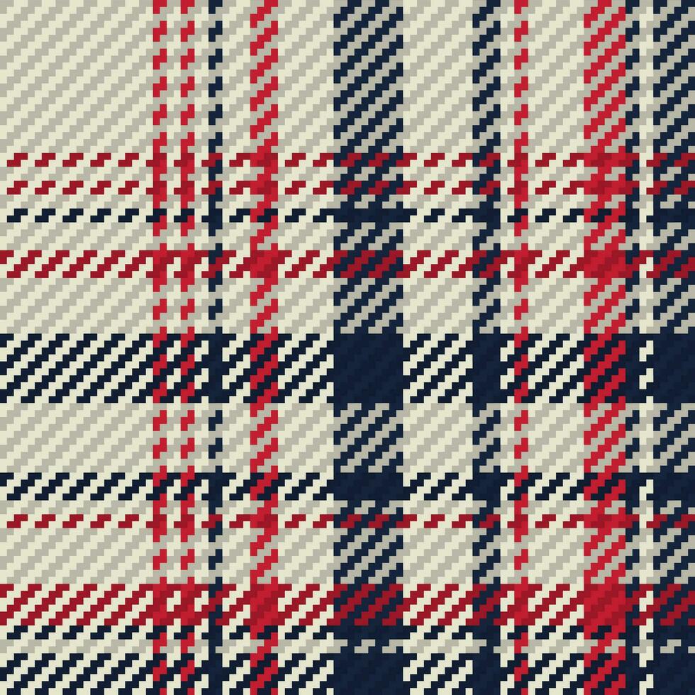 Seamless pattern of scottish tartan plaid. Repeatable background with check fabric texture. Vector backdrop striped textile print.