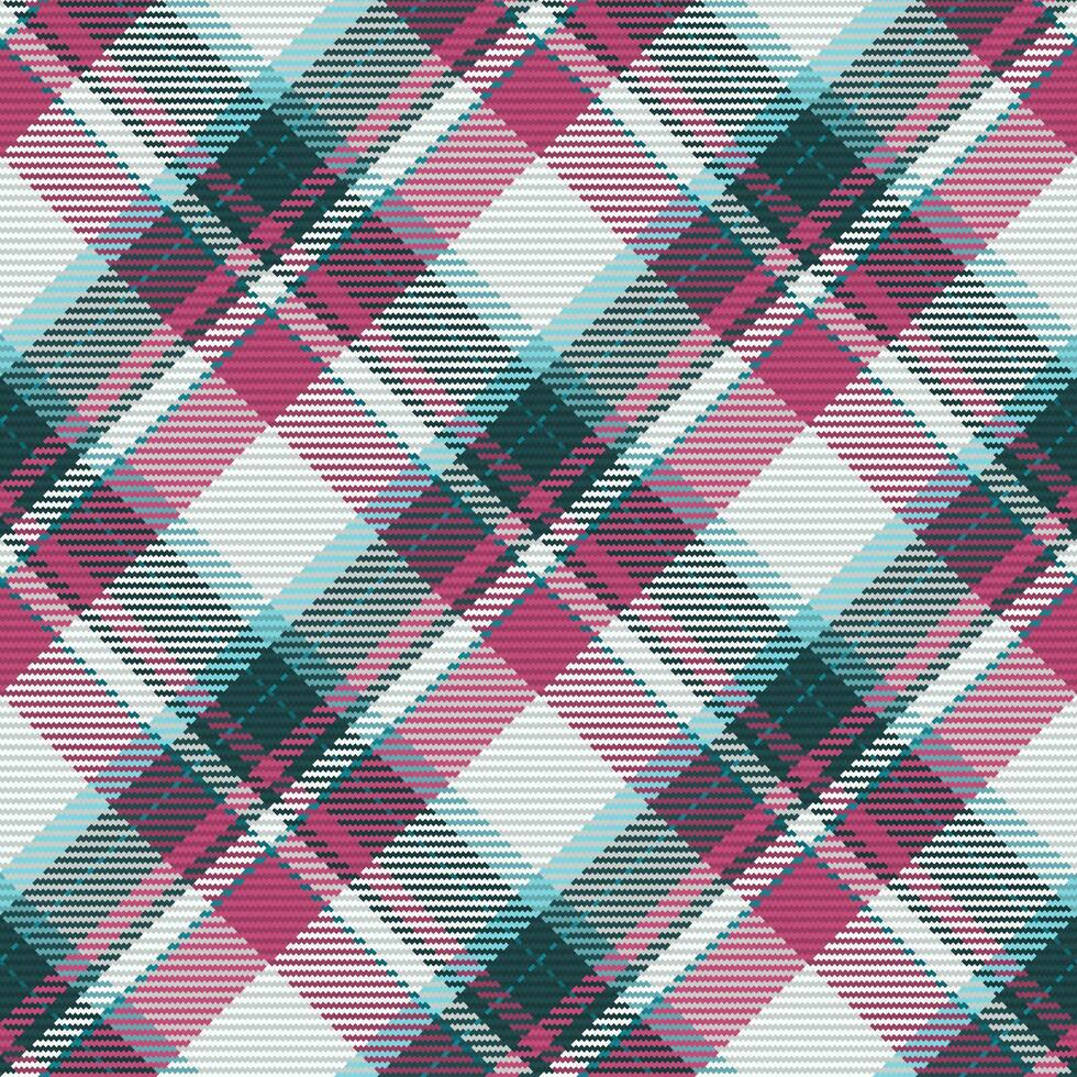 Seamless pattern of scottish tartan plaid. Repeatable background with check fabric texture. Vector backdrop striped textile print.