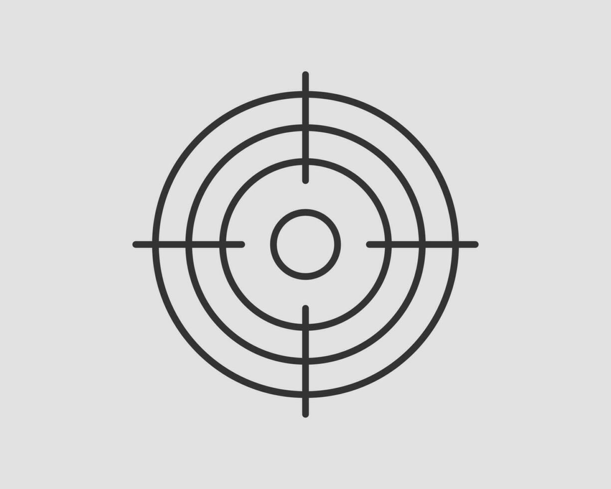 Target icon vector