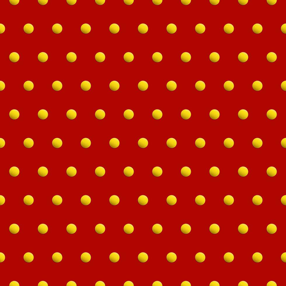 Golden dots on red color abstract background. Beauty seamless pattern vector. vector