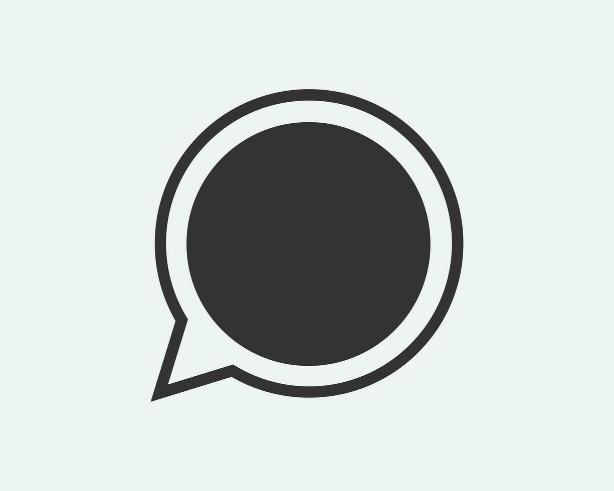 Talk bubble speech icon. Blank empty bubbles vector design elements. Chat on line symbol template. Dialogue balloon sticker silhouette.