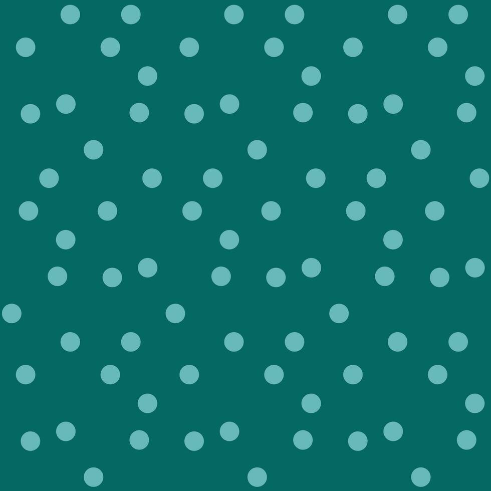 Simple green blue polka background seamless pattern vector
