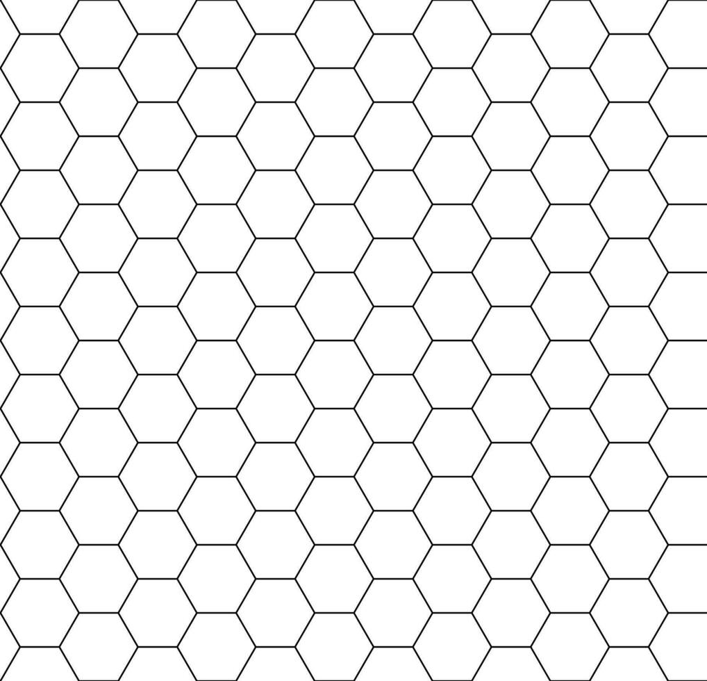 hexágono antecedentes sin costura peine vector