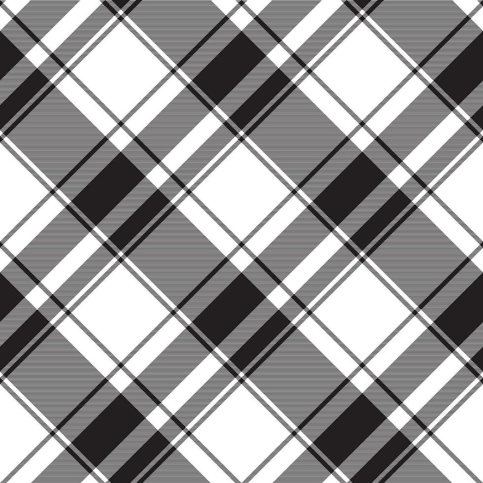 Fabric texture black white color seamless pattern vector