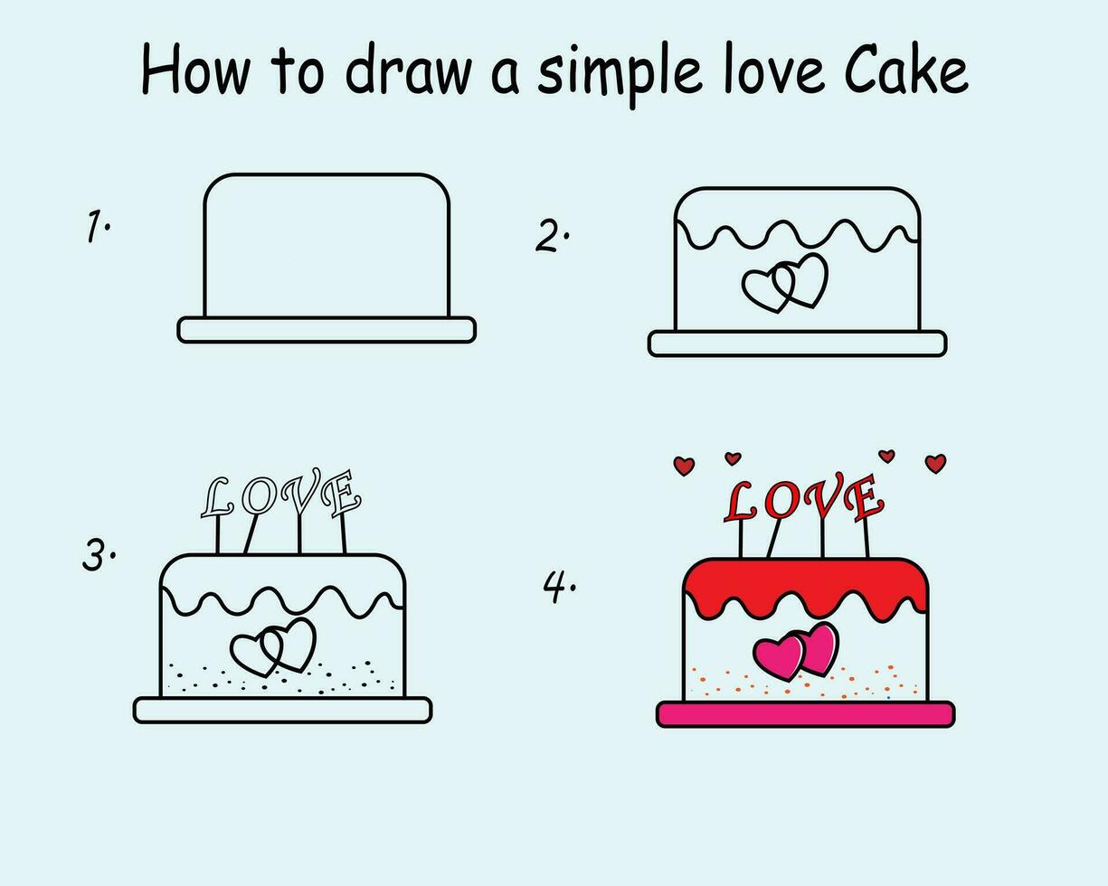 How to Draw a Cake – Step by Step Drawing Tutorial - Easy Peasy and Fun-saigonsouth.com.vn
