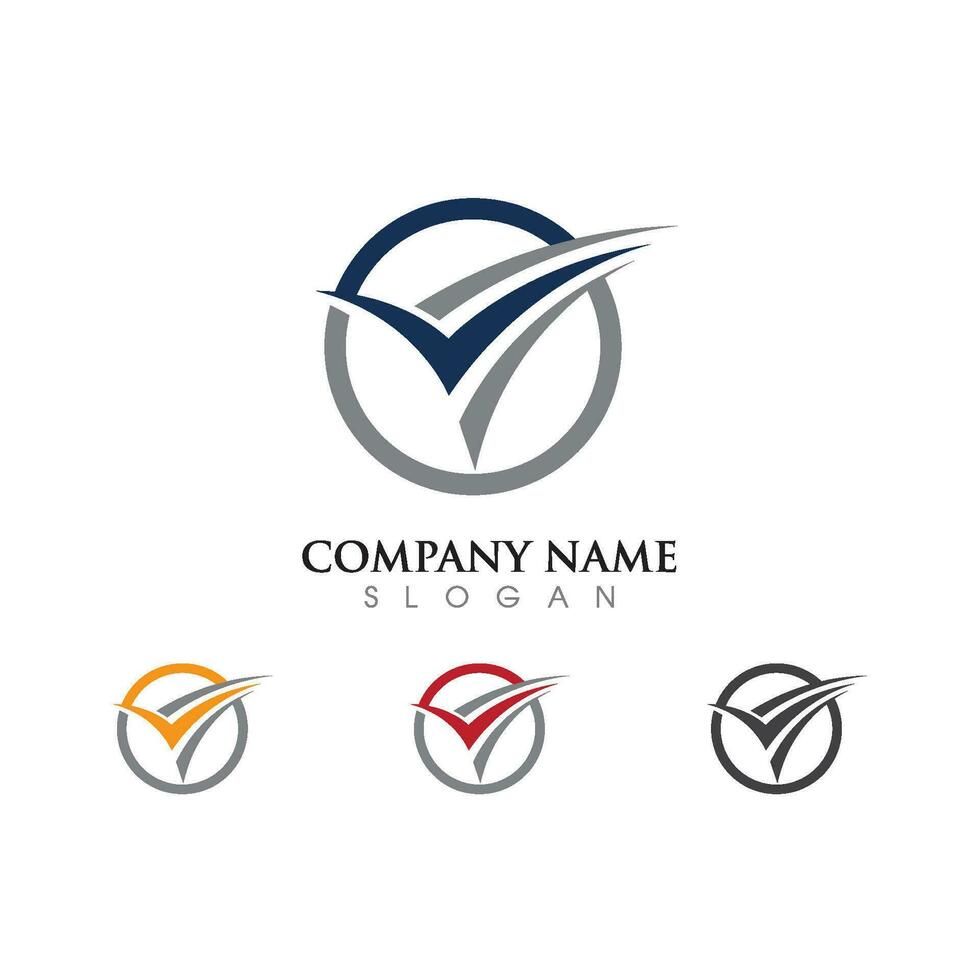 V Letter Logo Template vector