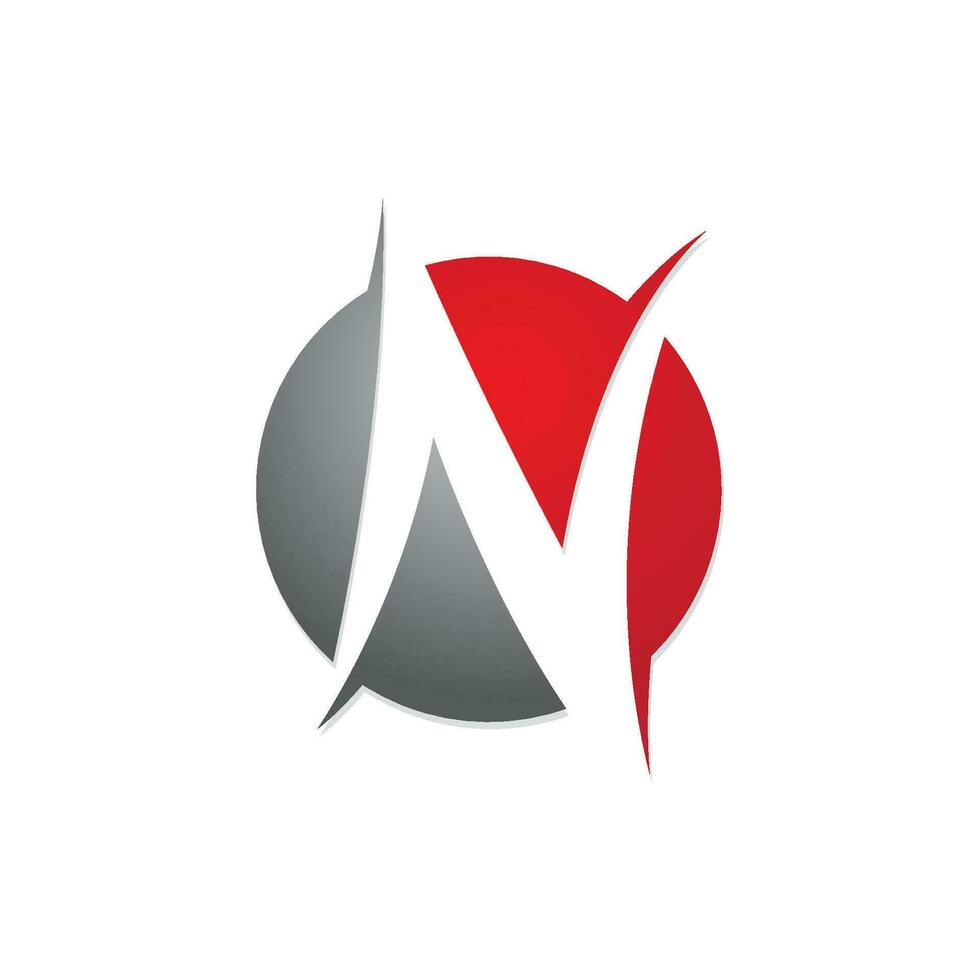 N Letter Logo Template vector
