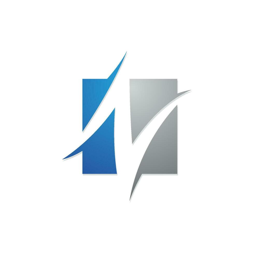N Letter Logo Template vector