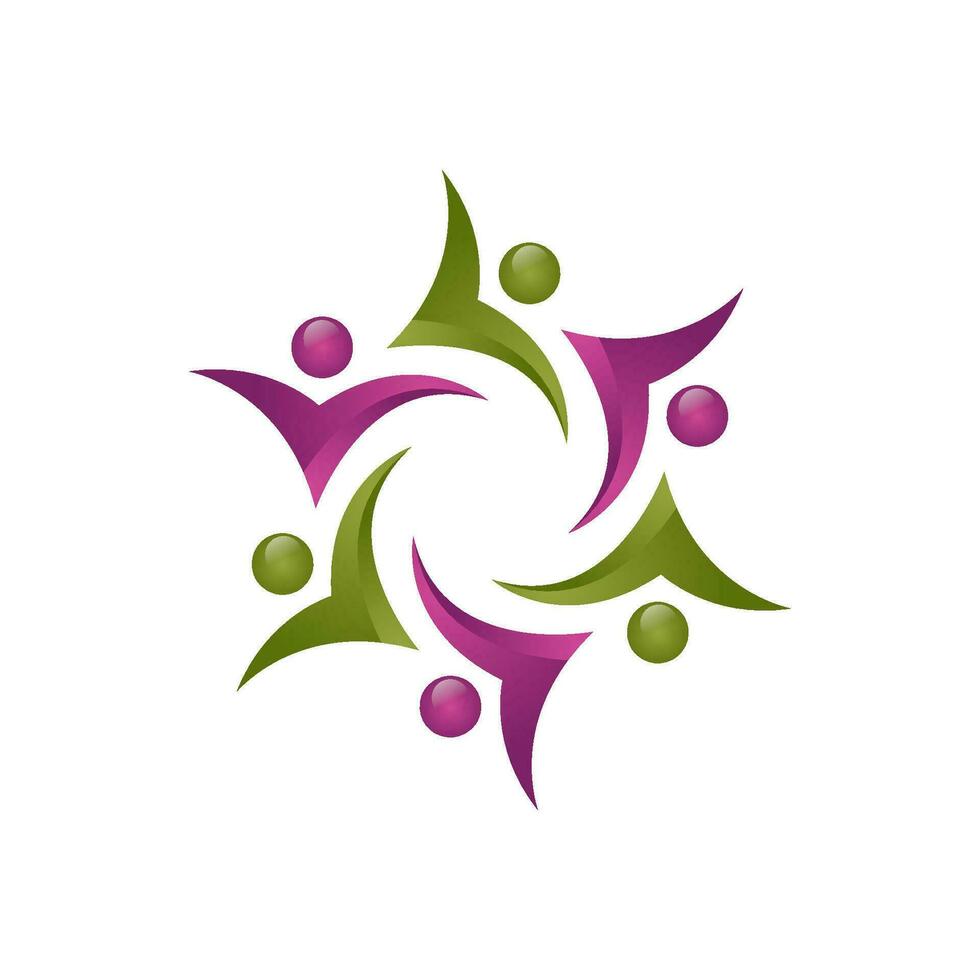 Community, network and social icon vector