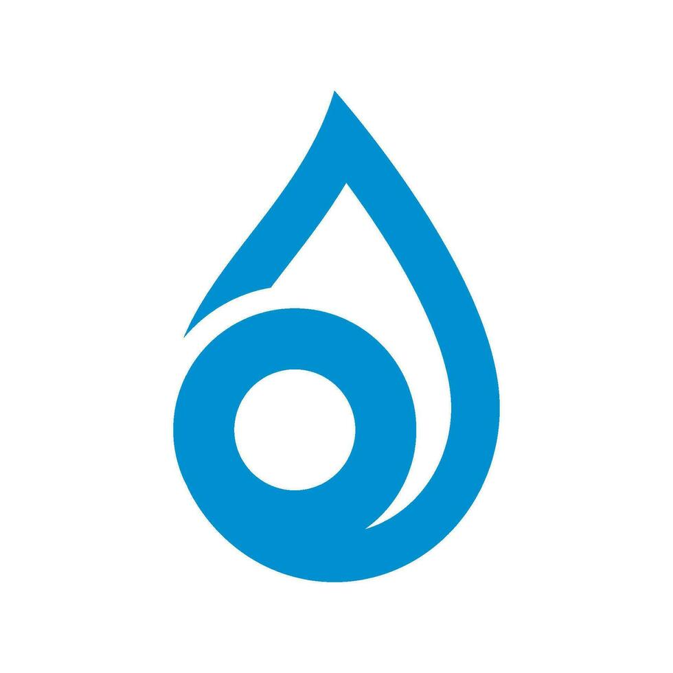 plantilla de logotipo de gota de agua vector