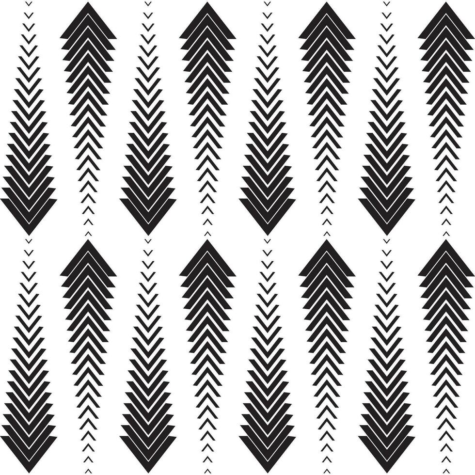modern simple abstract geometric black color arrow line pattern art on white color background vector