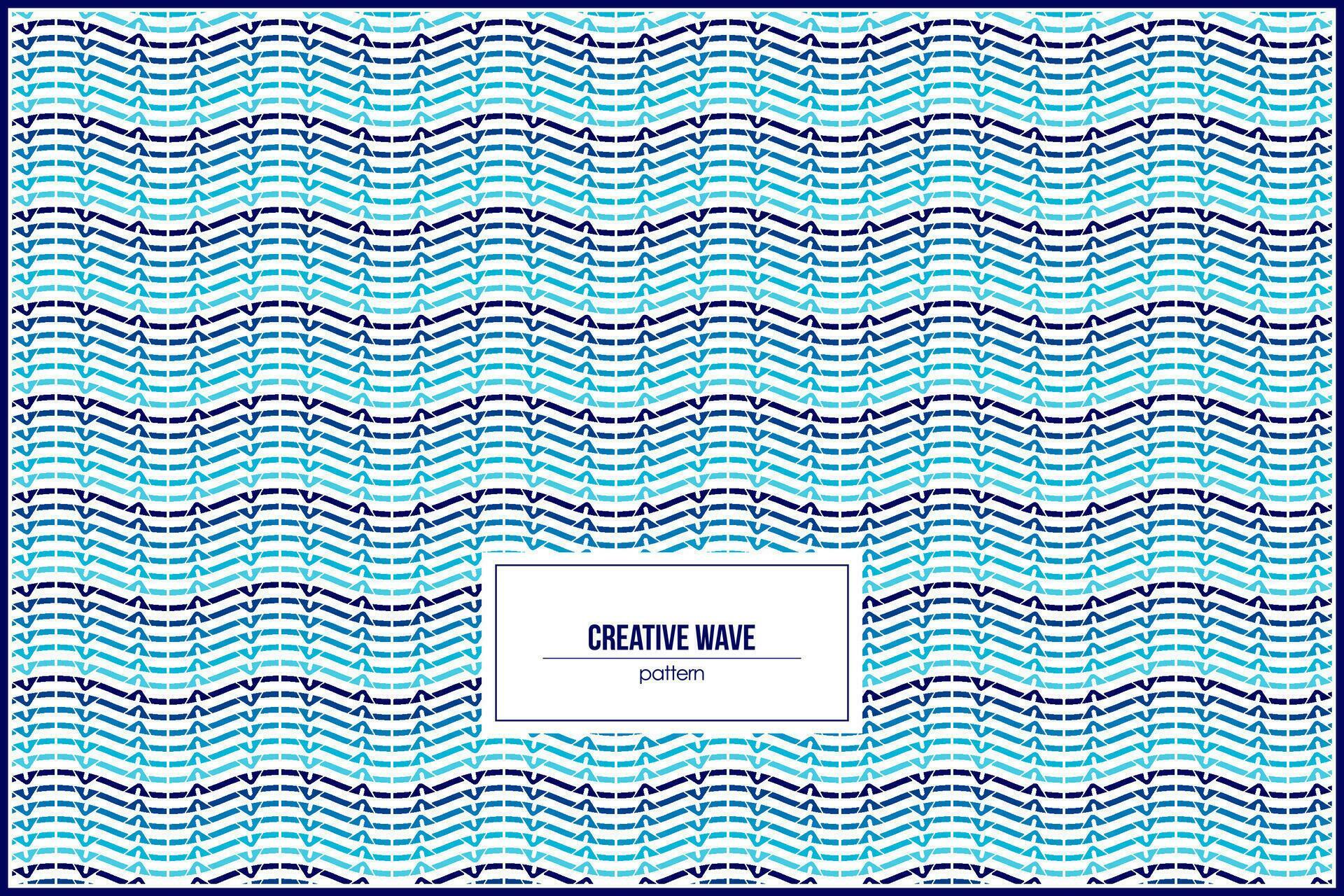 creative waves pattern with beautiful blue gradient 33232175 Vector Art ...