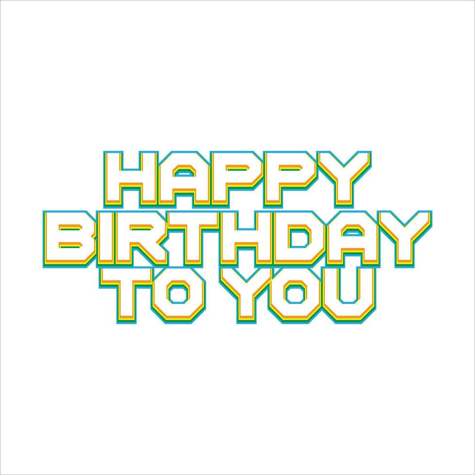 contento cumpleaños día vector tipografía diseño