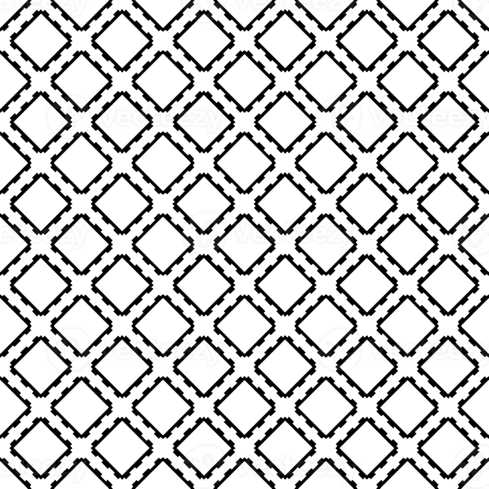 Black seamless abstract pattern. Overlay for background and backdrop. Ornamental design. PNG graphic illustration with transparent background.