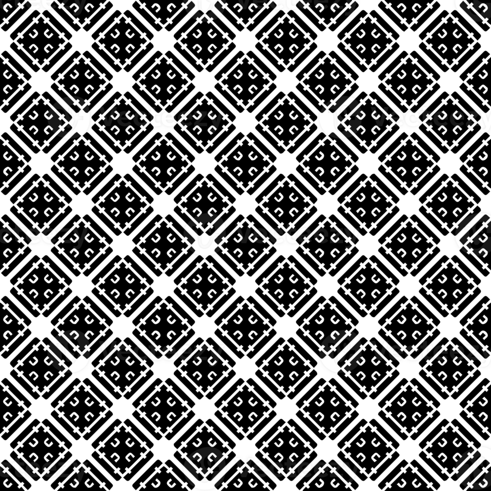 Black seamless abstract pattern. Overlay for background and backdrop. Ornamental design. PNG graphic illustration with transparent background.