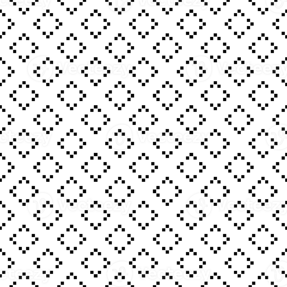 Black seamless abstract pattern. Overlay for background and backdrop. Ornamental design. PNG graphic illustration with transparent background.