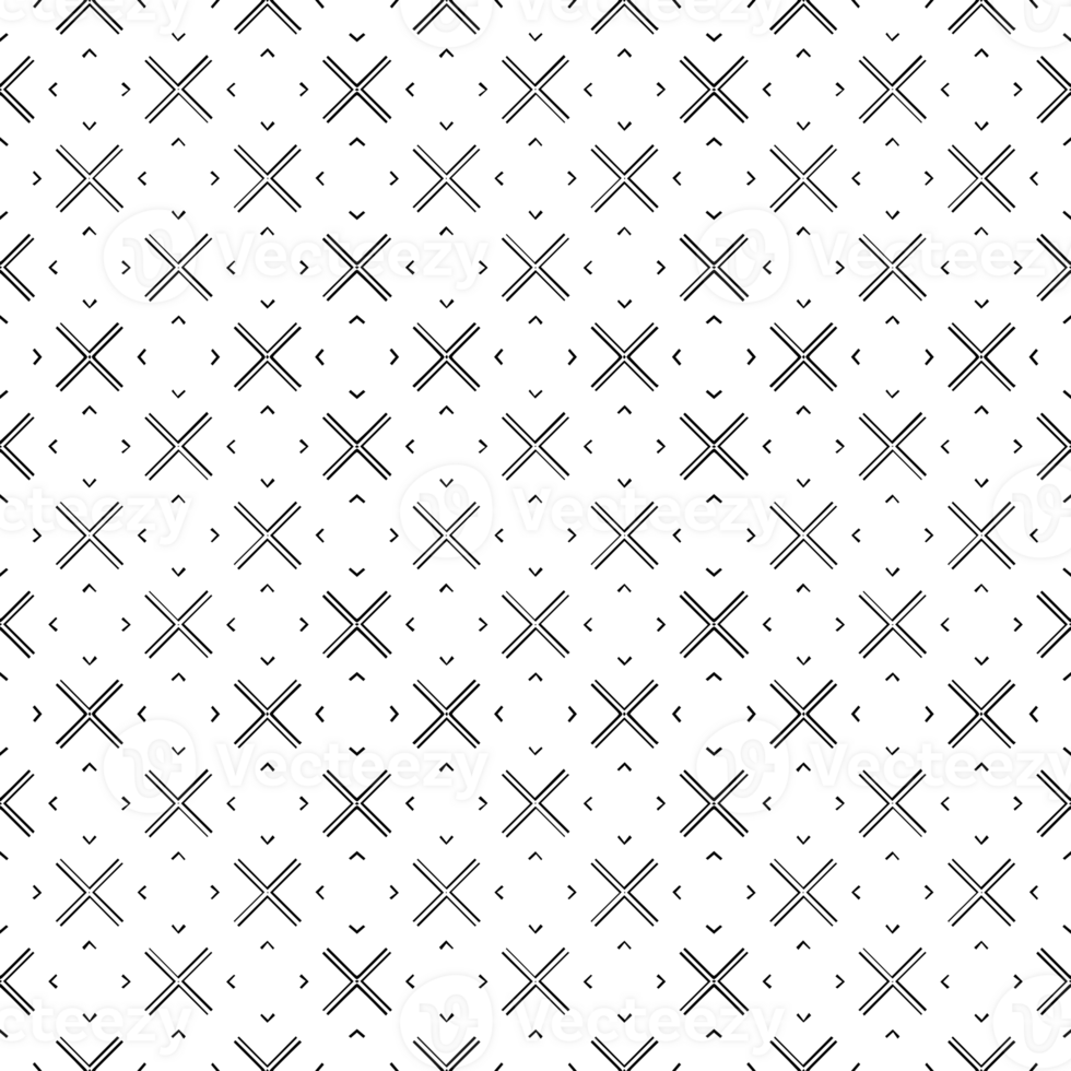 Black seamless abstract pattern. Overlay for background and backdrop. Ornamental design. PNG graphic illustration with transparent background.