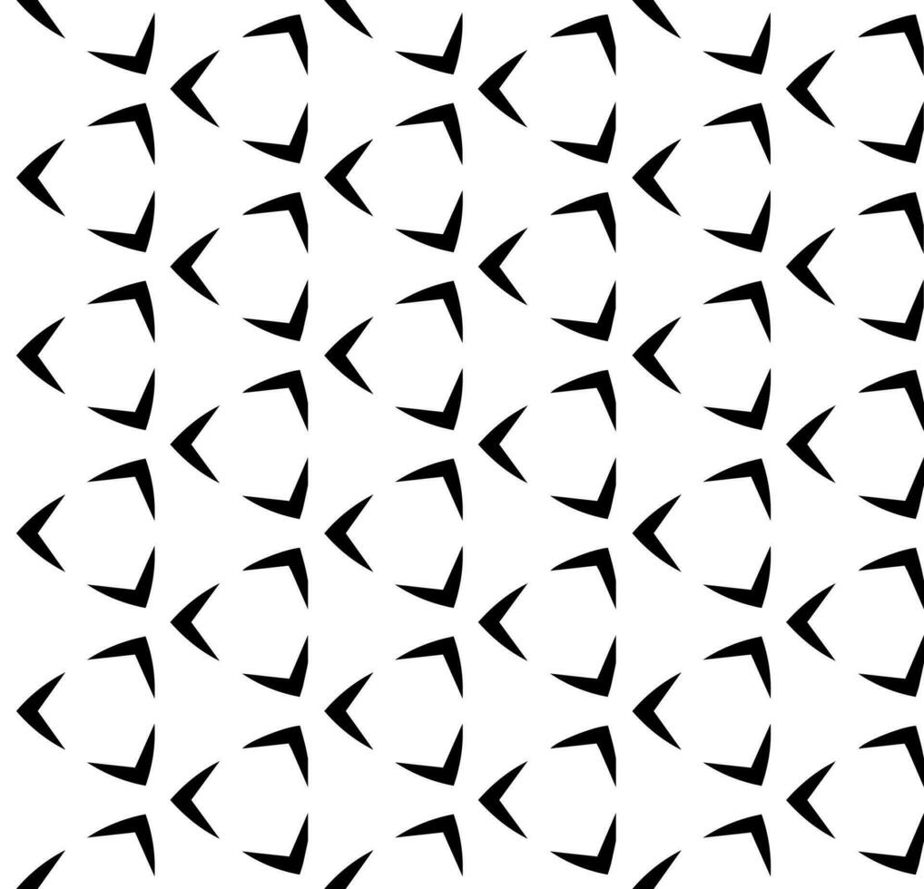 Black and white seamless abstract pattern. Background and backdrop. Grayscale ornamental design. Mosaic ornaments. Vector graphic illustration.