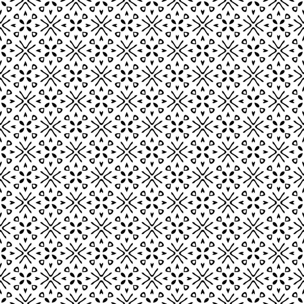 textura de patrón transparente en blanco y negro. diseño gráfico ornamental en escala de grises. adornos de mosaico. plantilla de patrón vector